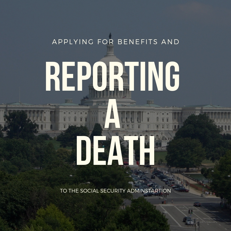 report the death to social security